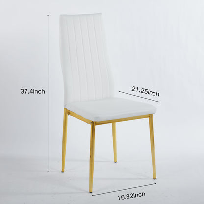 Golden Leg Dining Chair (Set of 4) Home Essentials