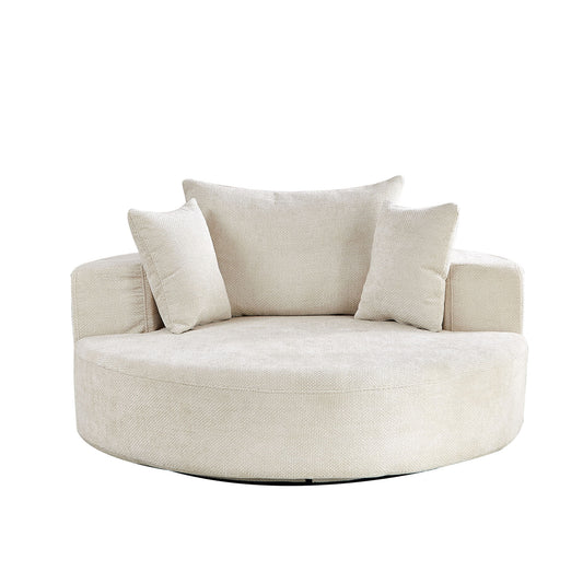 Swivel Chair With Rotating Base For Living Room Home Essentials