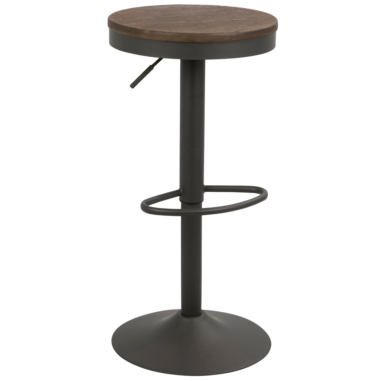 Dakota - Industrial Adjustable Barstool (Set of 2) Lumi Source