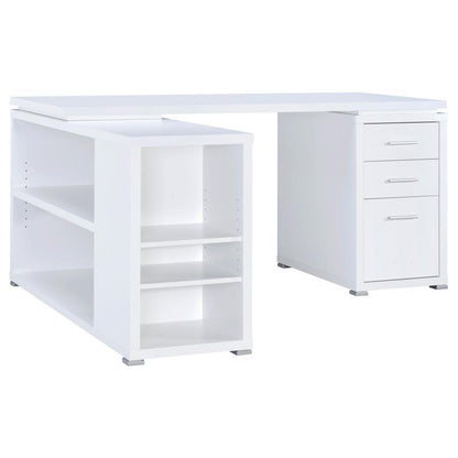 Yvette - 3-Drawer L-Shape Computer Desk CoasterEveryday