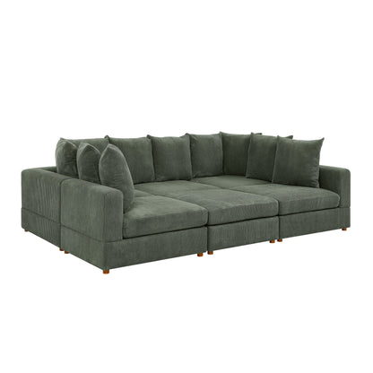 Haven - 6 Piece Modular Sectional The Soft House