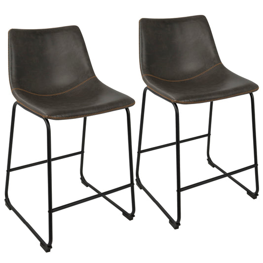 Duke - Industrial Side Chair (Set of 2) Lumi Source