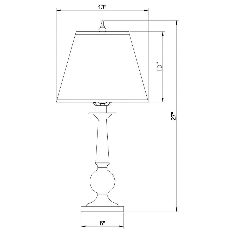 Ochanko - Empire Shade Table Lamp (Set of 2) - Bronze