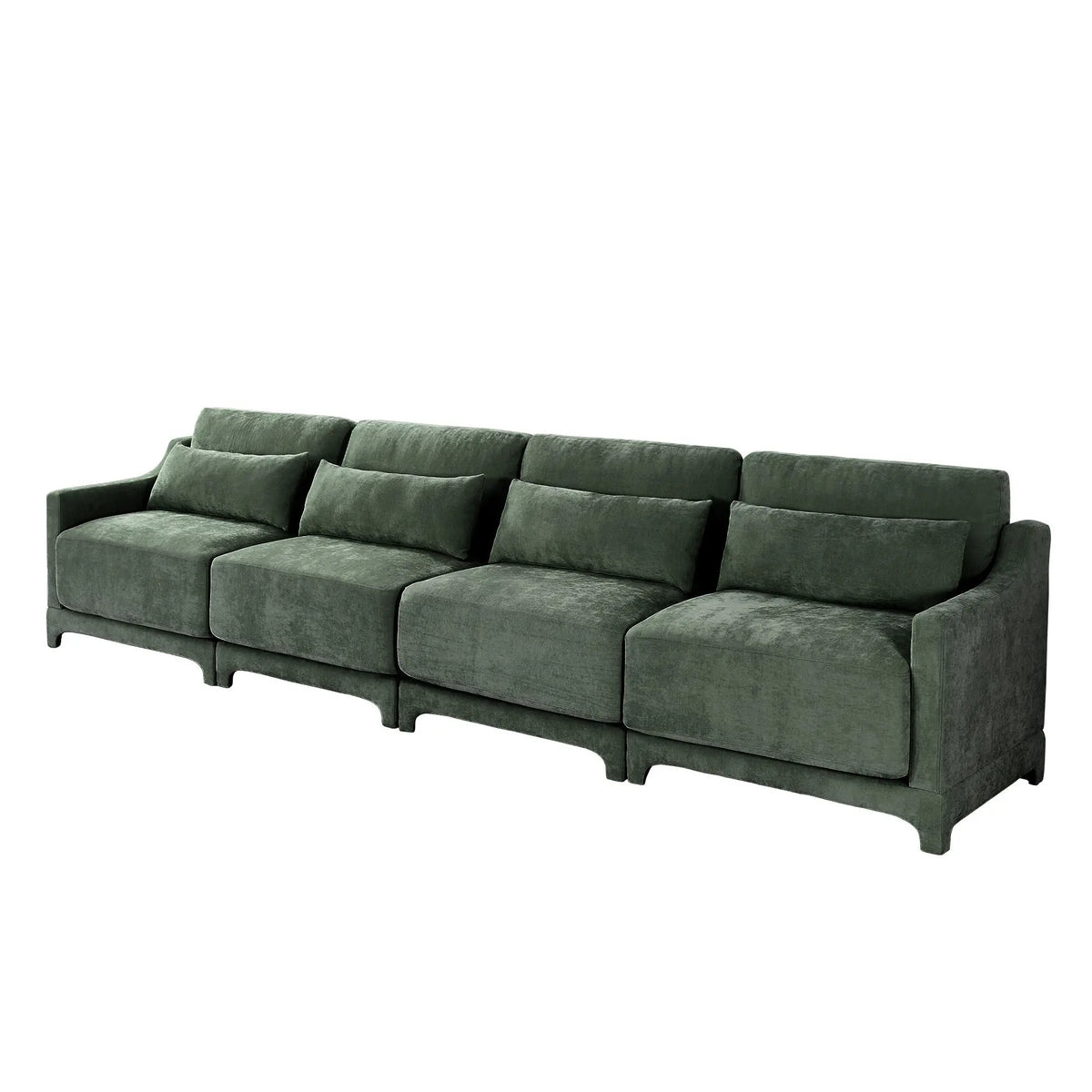 Elegant Sofa With Ergonomic Design And Lumbar Pillows Home Essentials