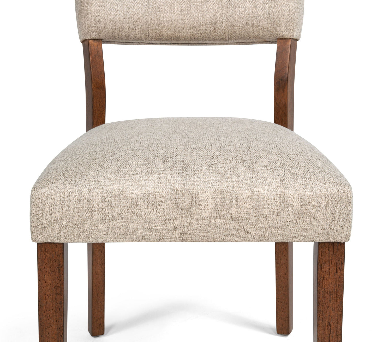 Gregory - Side Chair (Set of 2) - Beige / Brown Crown Mark