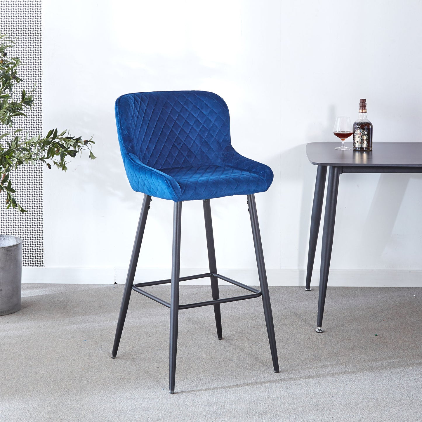 Ergonomic Counter Height Bar Stool (Set of 2) Home Essentials