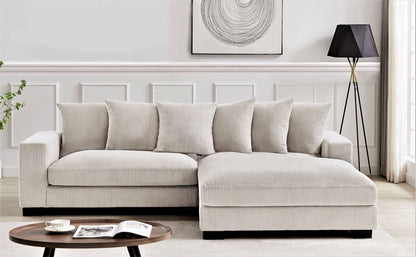 Luxe - Oversized 2 Piece Sectional Couches For Living Room, L Shaped Sofa With Chaise US Pride