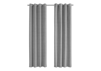 2 Pieces Set, Curtain Panel, Room Darkening, Grommet, Contemporary & Modern 8th Street