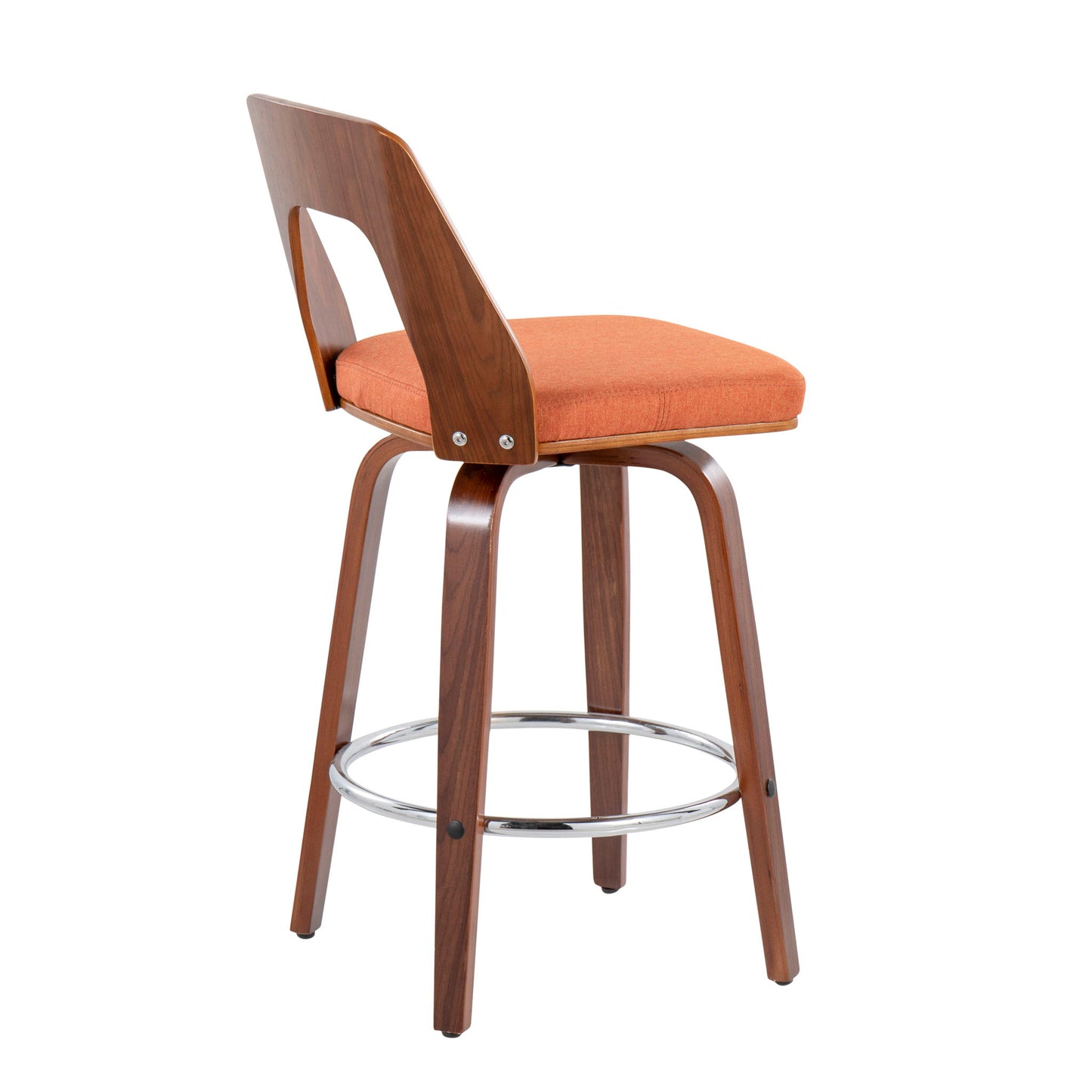 Trilogy - Mid Century Modern Counter Stool (Set of 2) Lumi Source