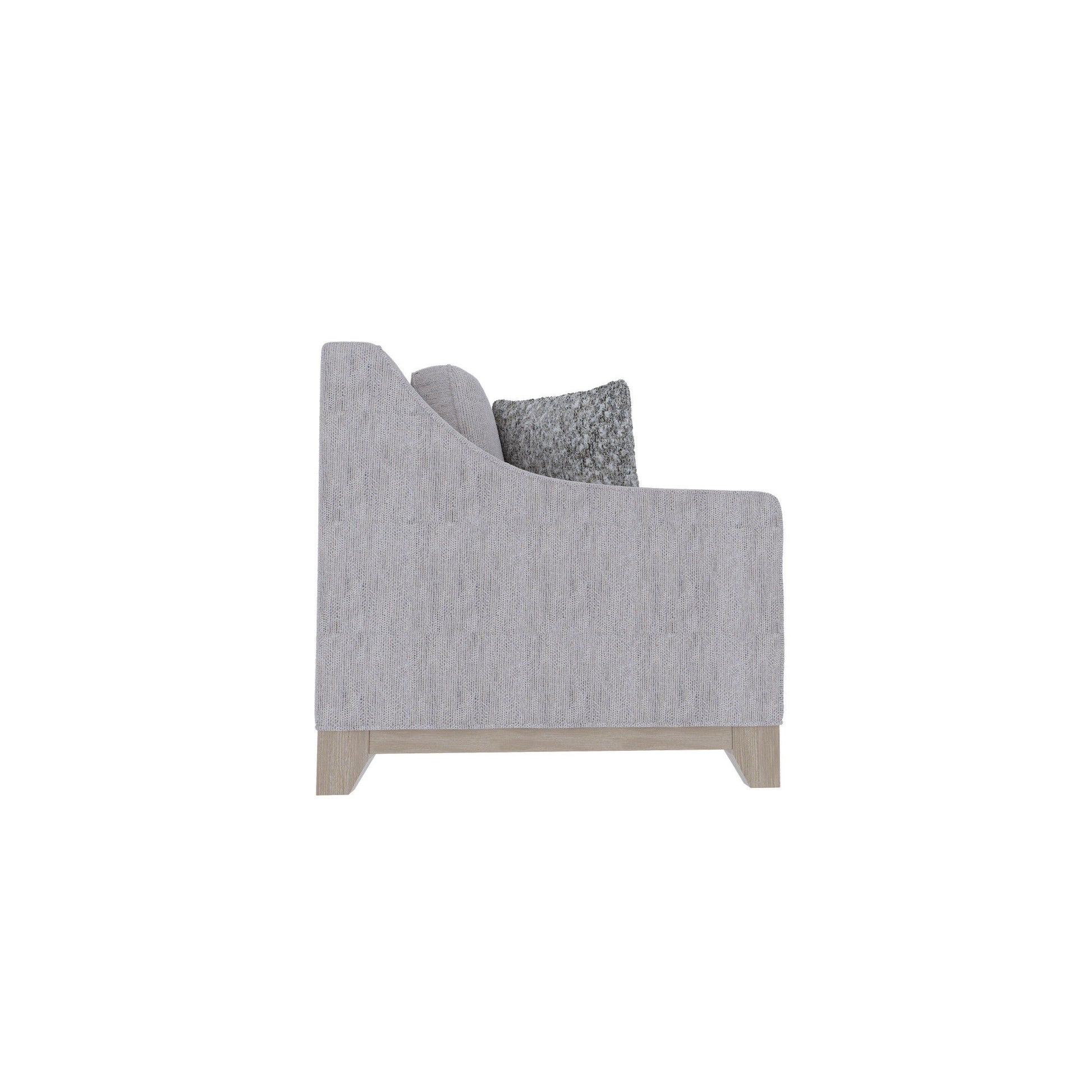 Loveseat With Casual Accent - Gray Emerald Home