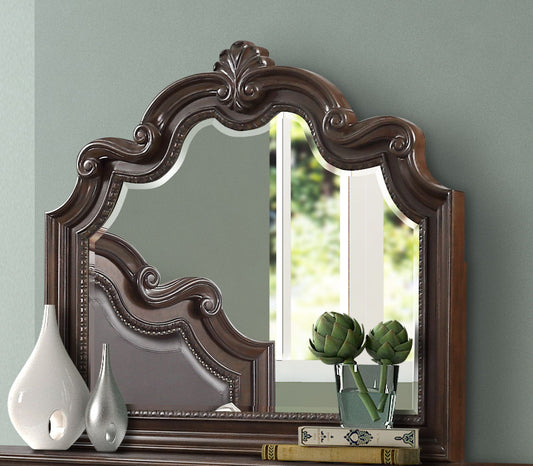 Ornate Mirror - Mahogany Bernards Furniture
