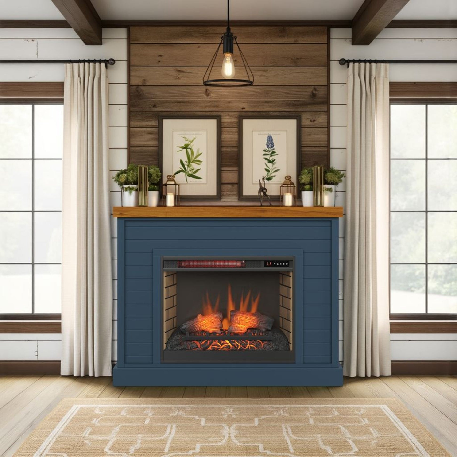 Washington - 48" Fireplace With Mantel Legends