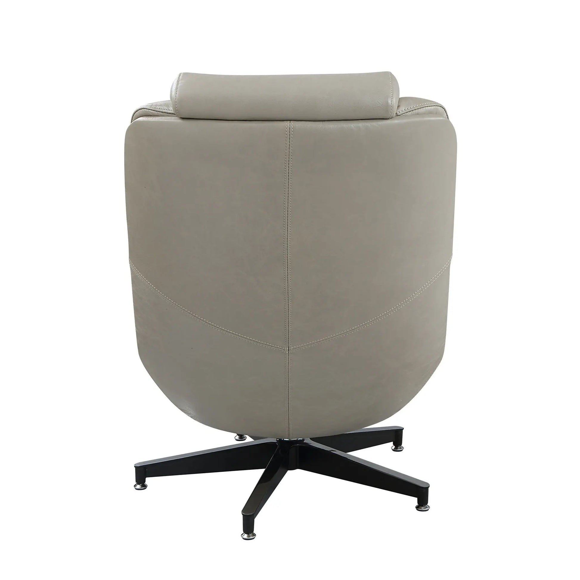 Piran - Top Grain Leather Accent Chair With Swivel - Twilight Acme