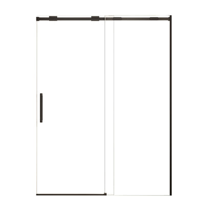Semi-Frame Single Sliding Shower Door With Clear Tempered Glass Daily Nest