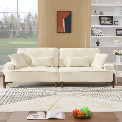 Comfortable Deep Seated Sofa With Pillows Home Essentials