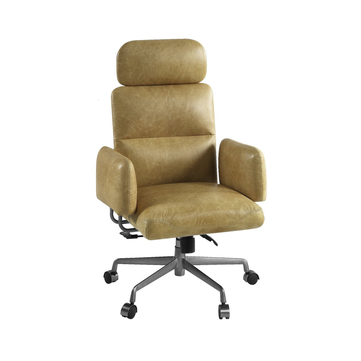 Davu - Swivel Office Chair - Mustard Acme