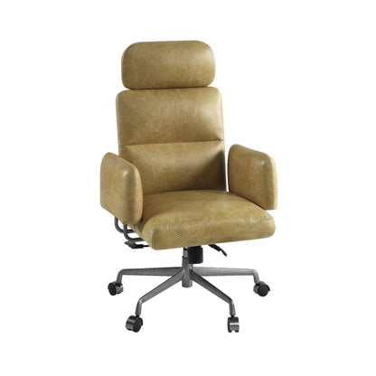 Davu - Swivel Office Chair - Mustard Acme