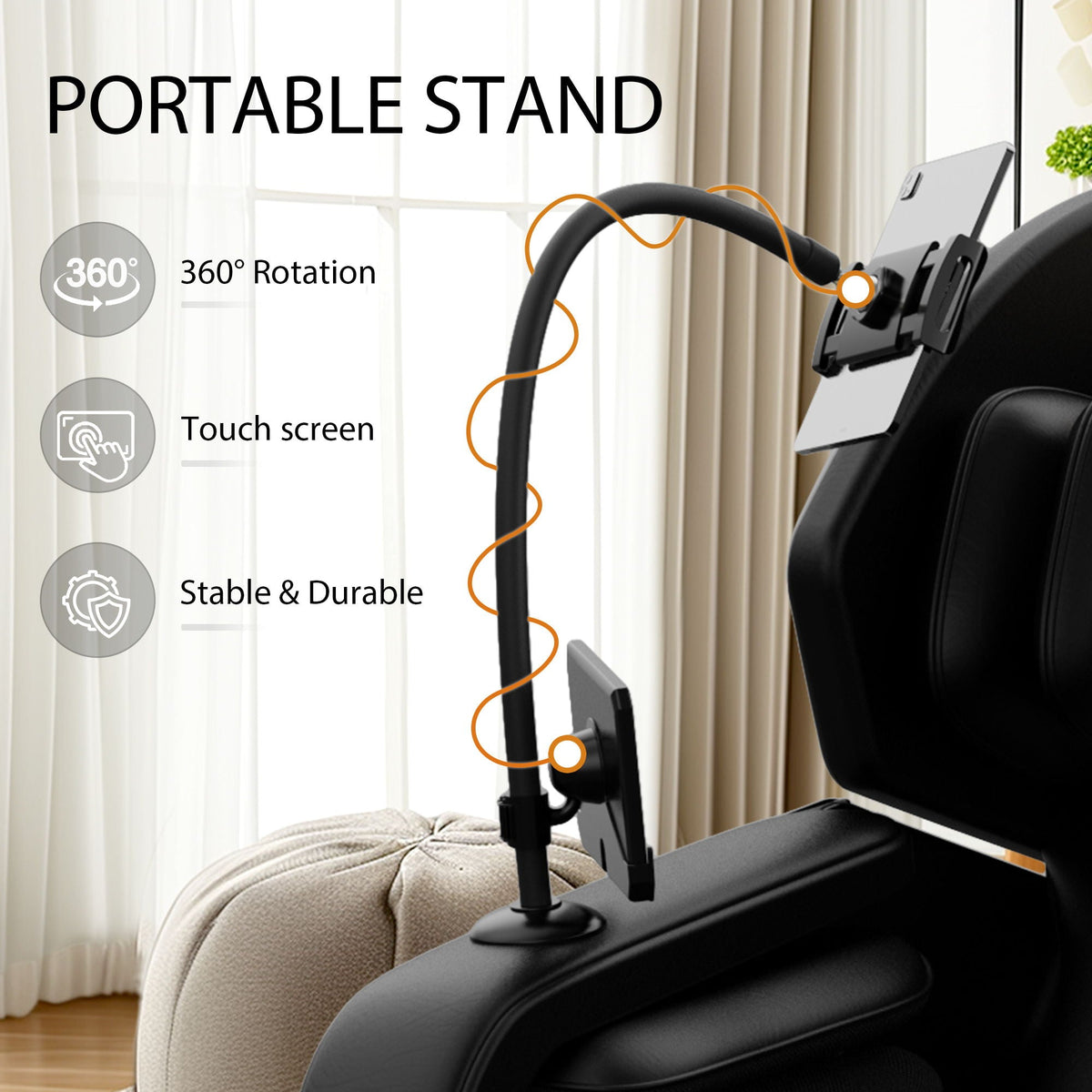 Massage Chair Recliner With Zero Gravity With Full Body Air Pressure - Black / Blue / Gold Home Essentials
