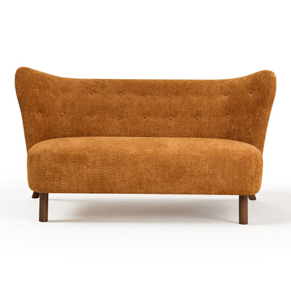 Nordic Chair Laid Back Loveseats With Curved Backres, No Armrests Home Essentials