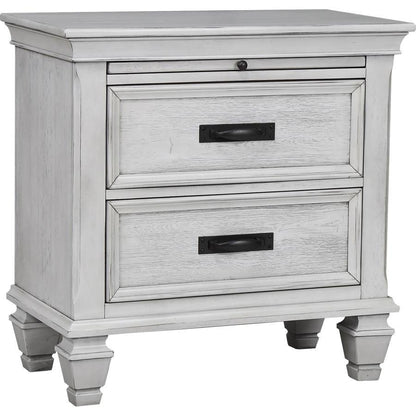 Franco - 2-Drawer Nightstand CoasterEssence