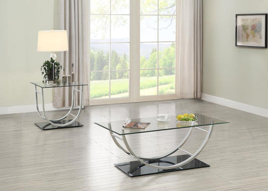 Danville - Glass Top Coffee Table Set Coaster Fine Furniture