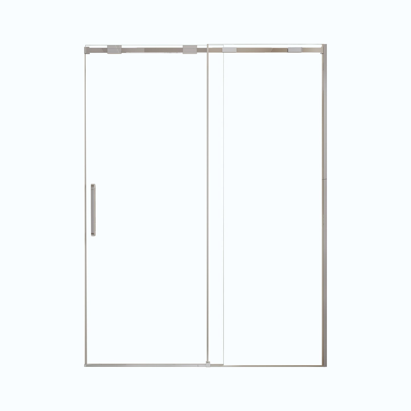 Semi-Frame Single Sliding Shower Door With Clear Tempered Glass Daily Nest