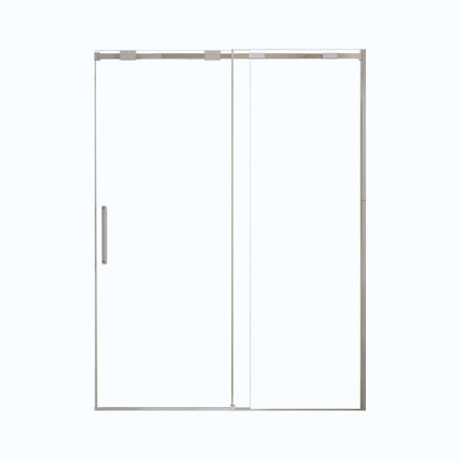 Semi-Frame Single Sliding Shower Door With Clear Tempered Glass Daily Nest