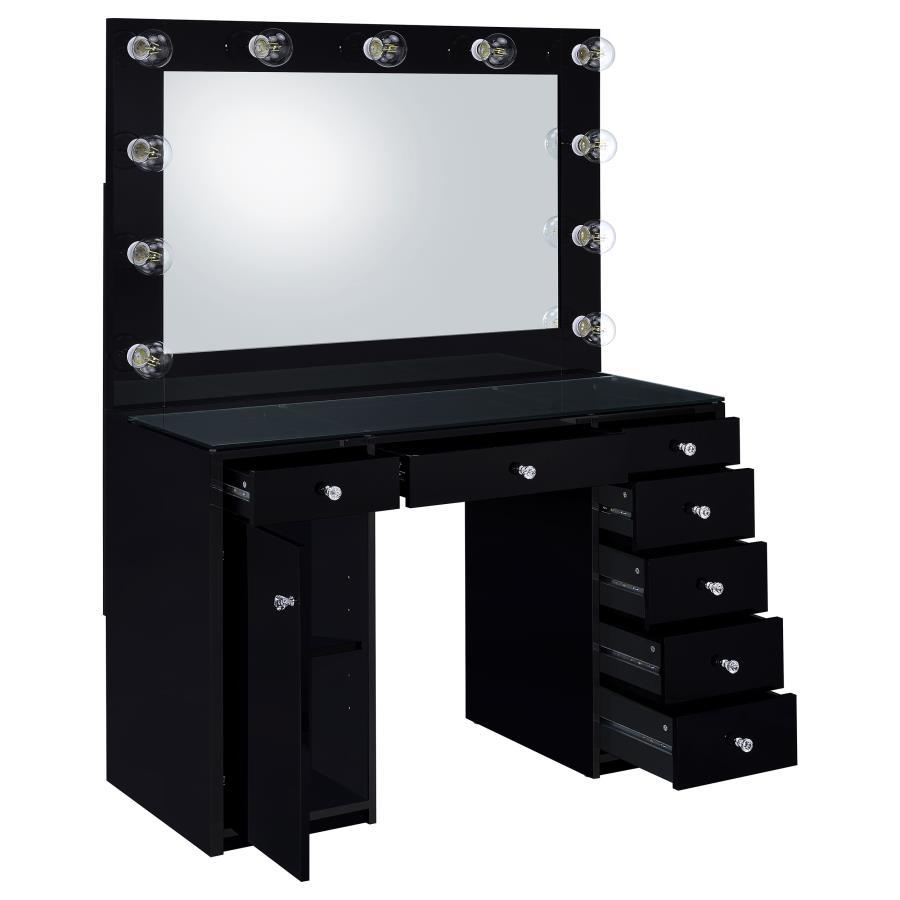 Acena - 7-Drawer Vanity Set With Lighting CoasterEssence
