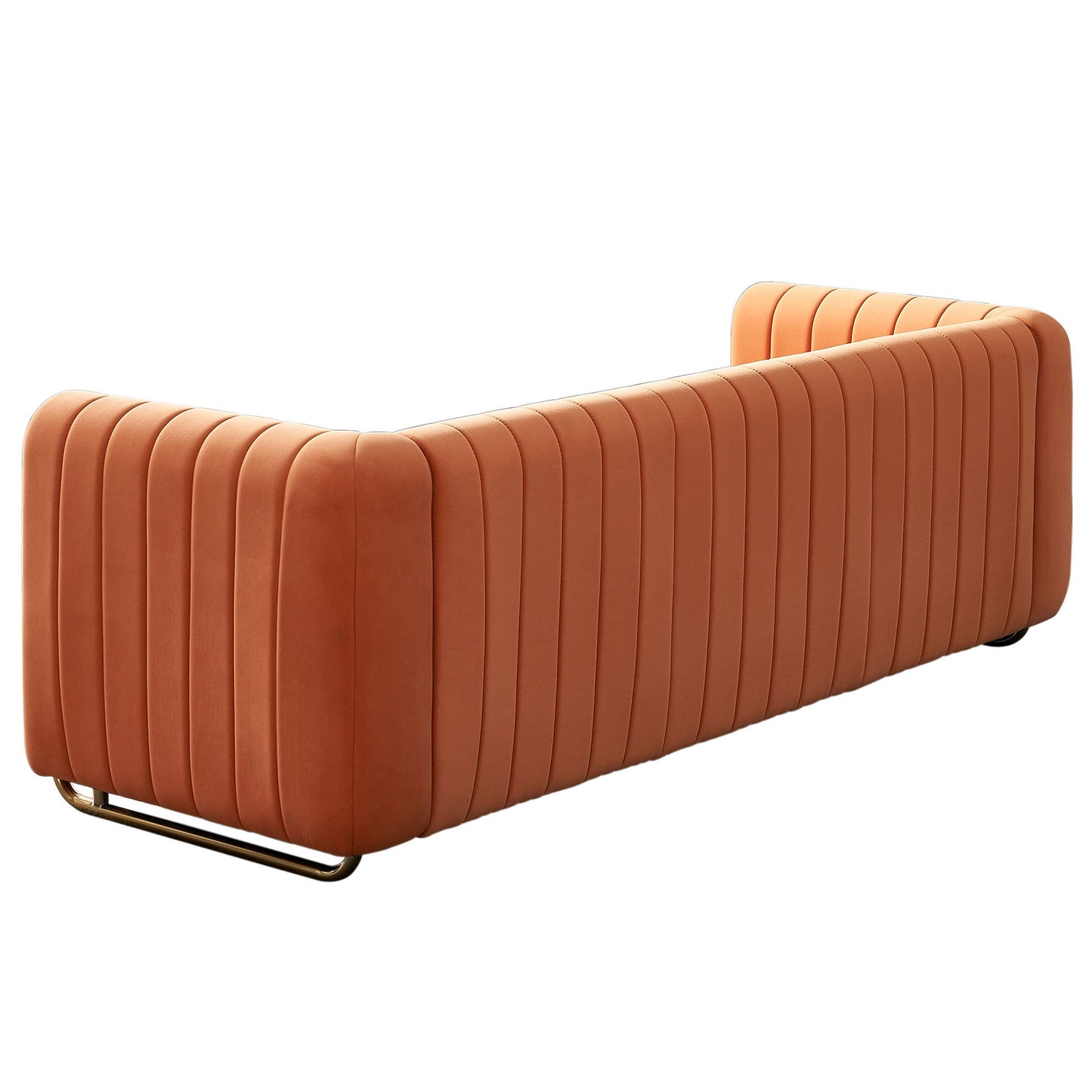 Contemporary Velvet Sofa Couch For Living Room Home Essentials