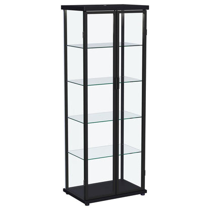 Aero - 5-Shelf Display Curio Cabinet With Led Lighting Coaster Fine Furniture