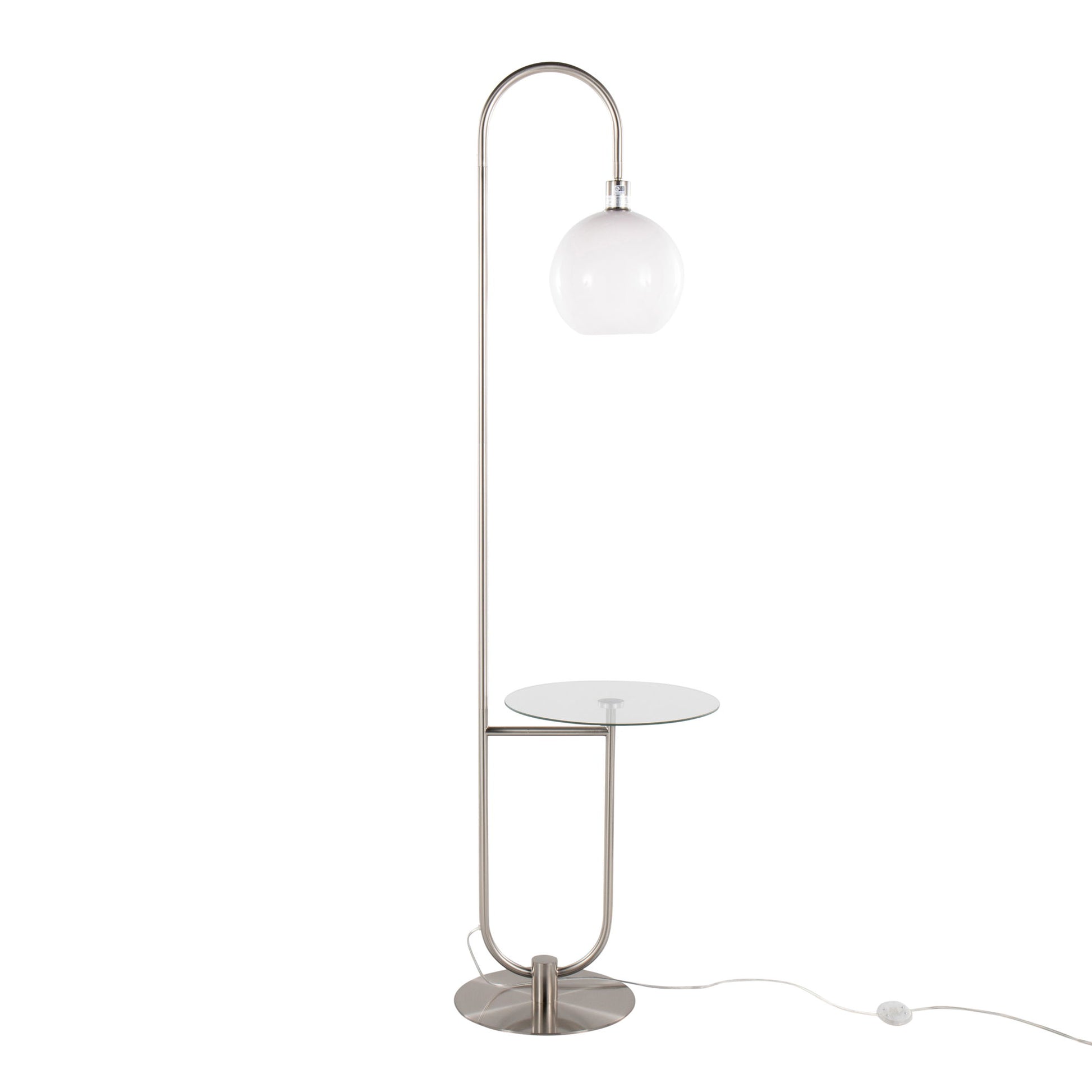 Trombone - Contemporary / Glam Floor Lamp Lumi Source
