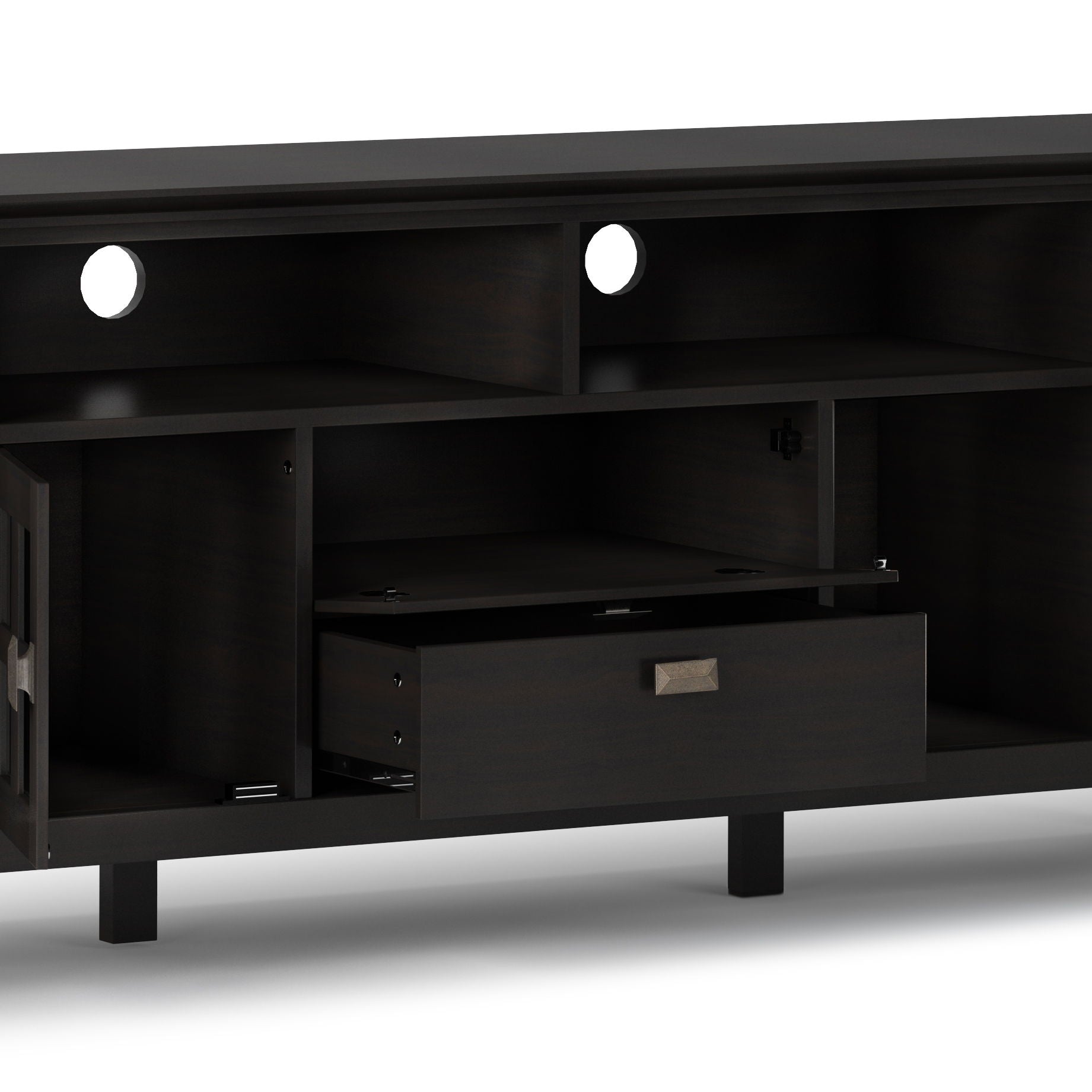 Artisan - TV Media Stand - Hickory Brown Simpli-Home