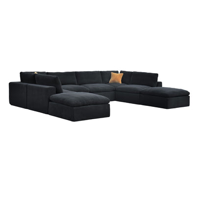 Custom Configuration Modular Sectional With Toss Pillows Home Essentials
