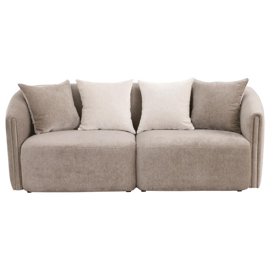 Townsend - Chenille Upholstered Sofa Set CoasterEveryday