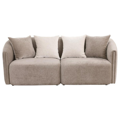 Townsend - Chenille Upholstered Sofa Set CoasterEveryday
