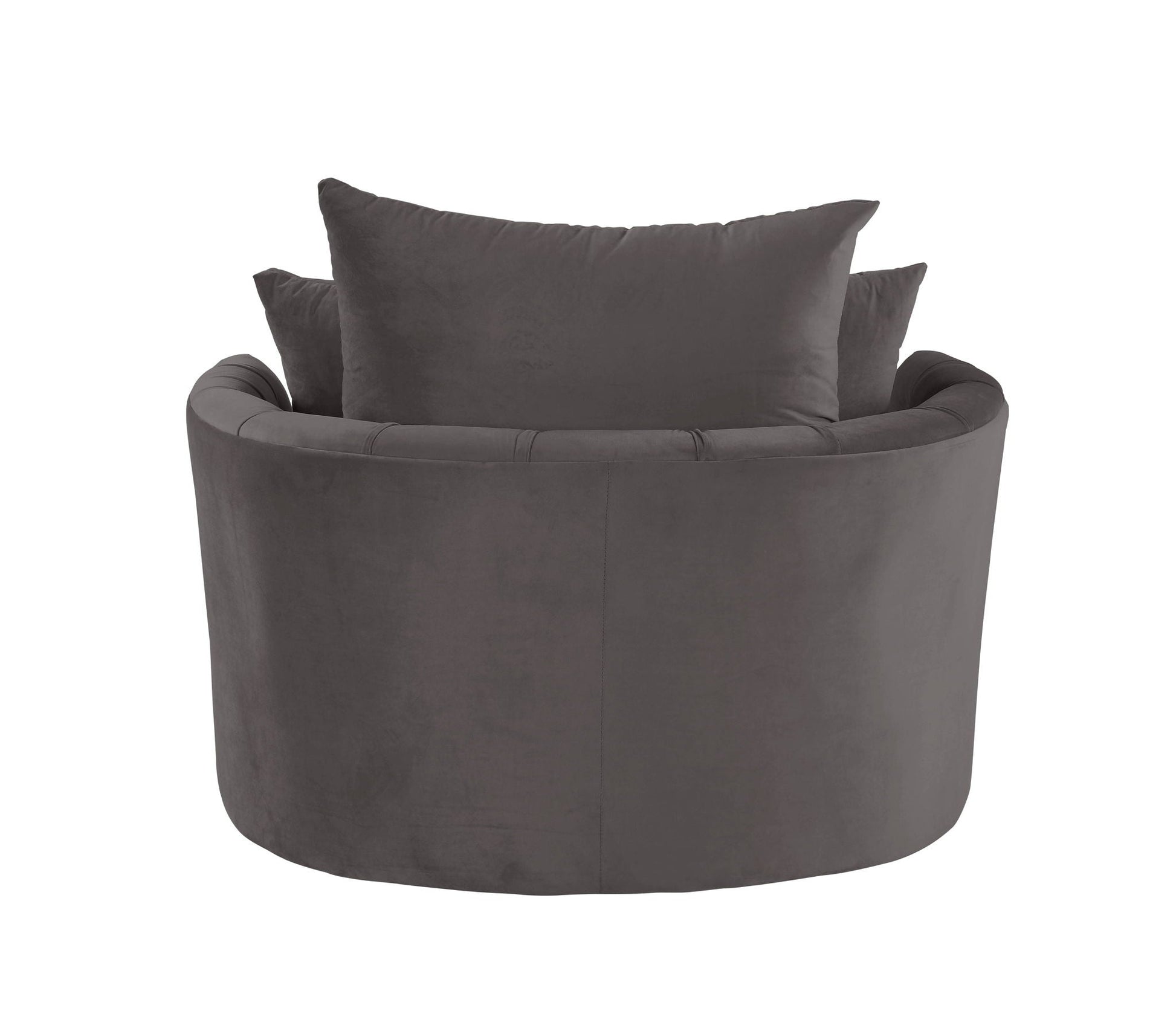 Zunyas - Velvet Accent Chair With Swivel Acme