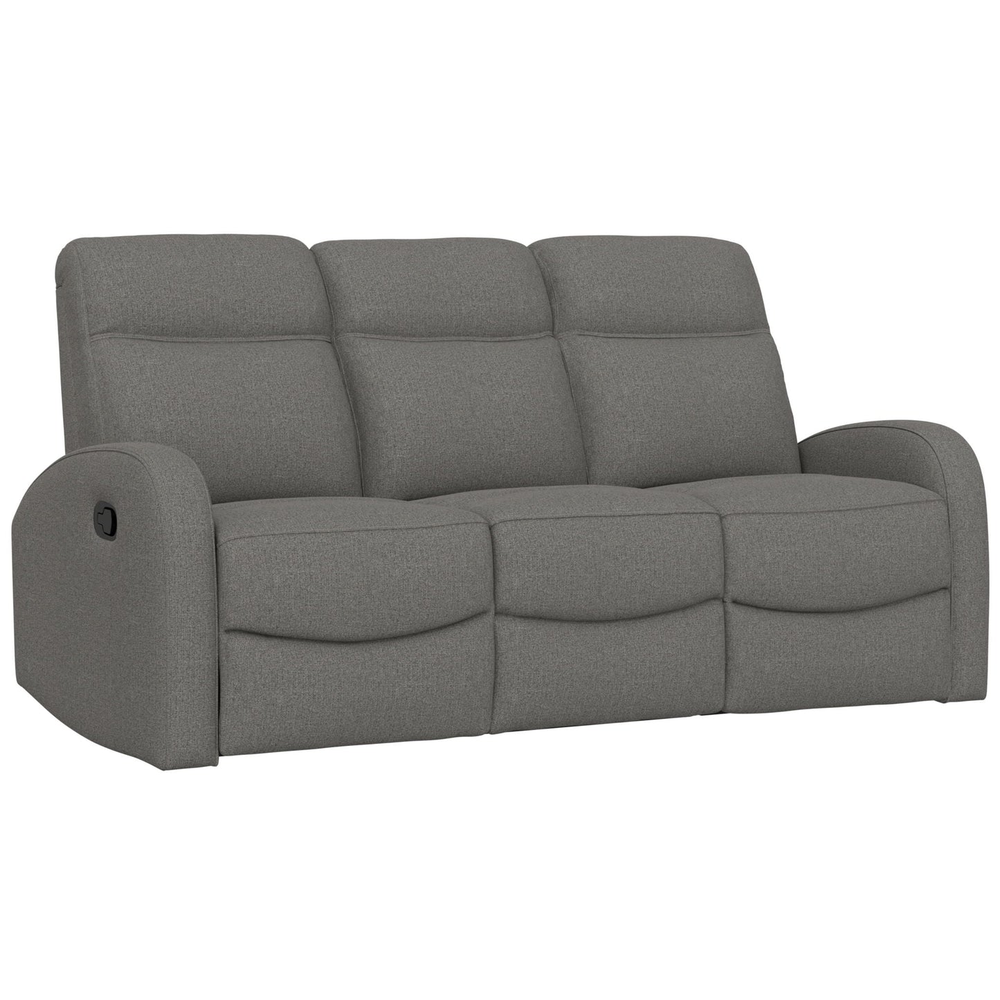 Manual Reclining Sofa With Dual Independent Recliners Emerald Home
