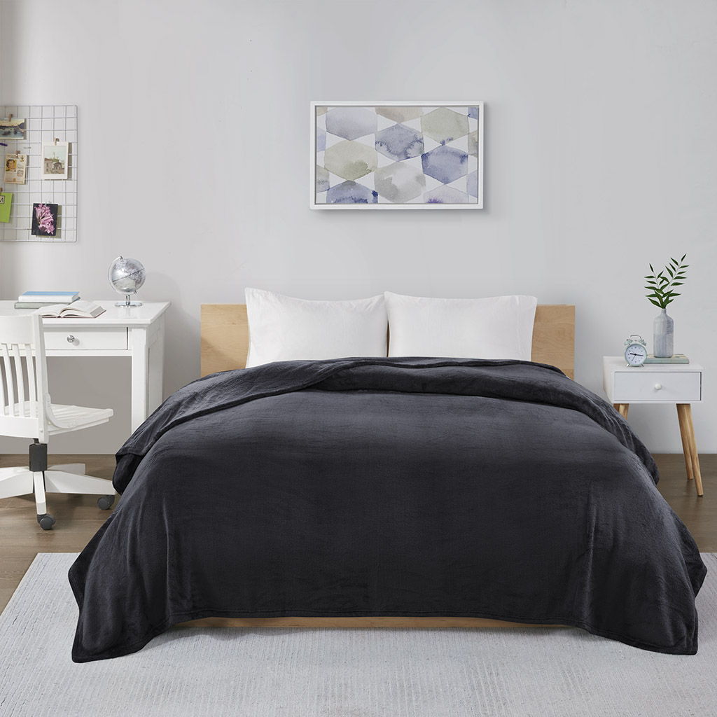 Oversized Blanket - Black Intelligent Design