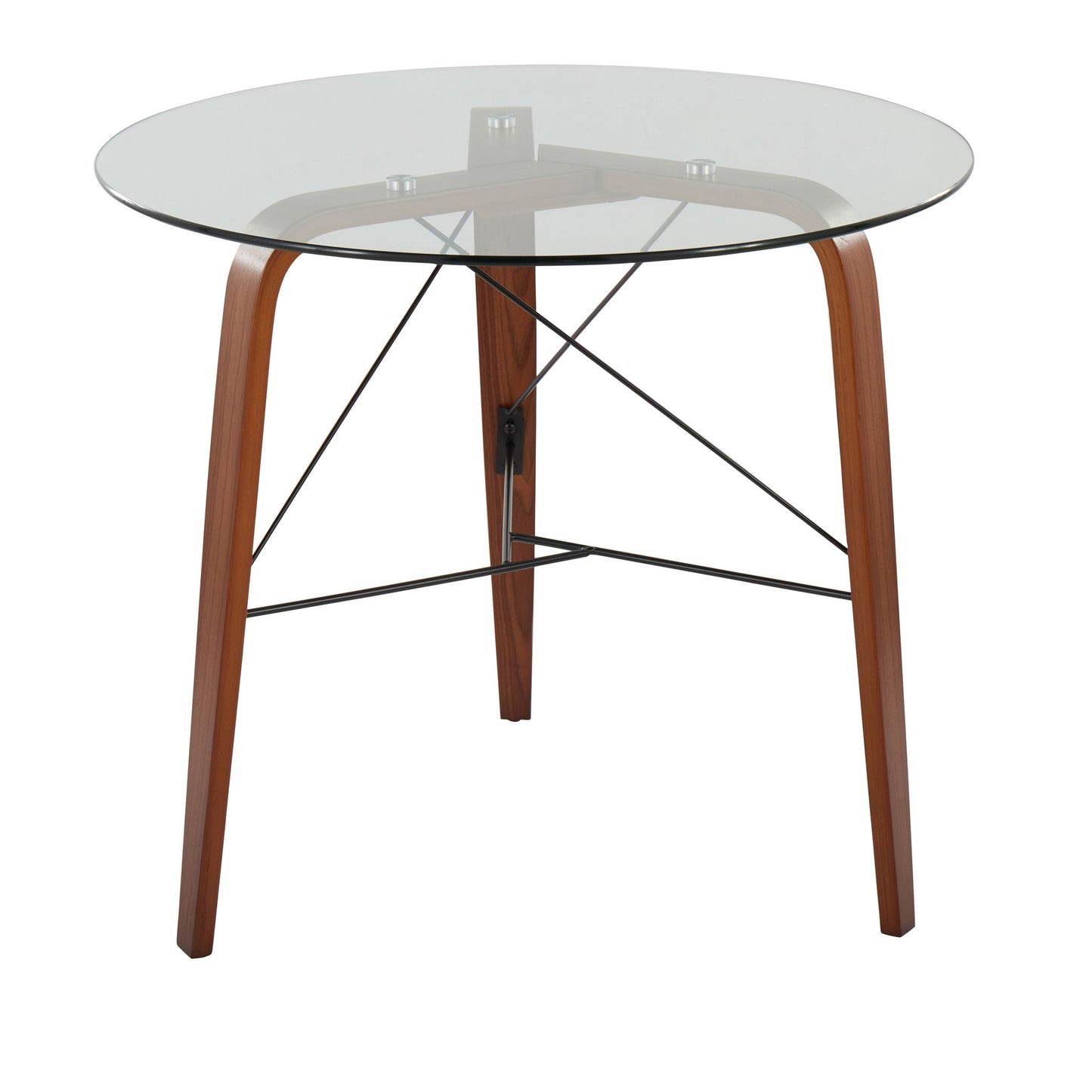 Trilogy - Contemporary Round Dinette Table Lumi Source