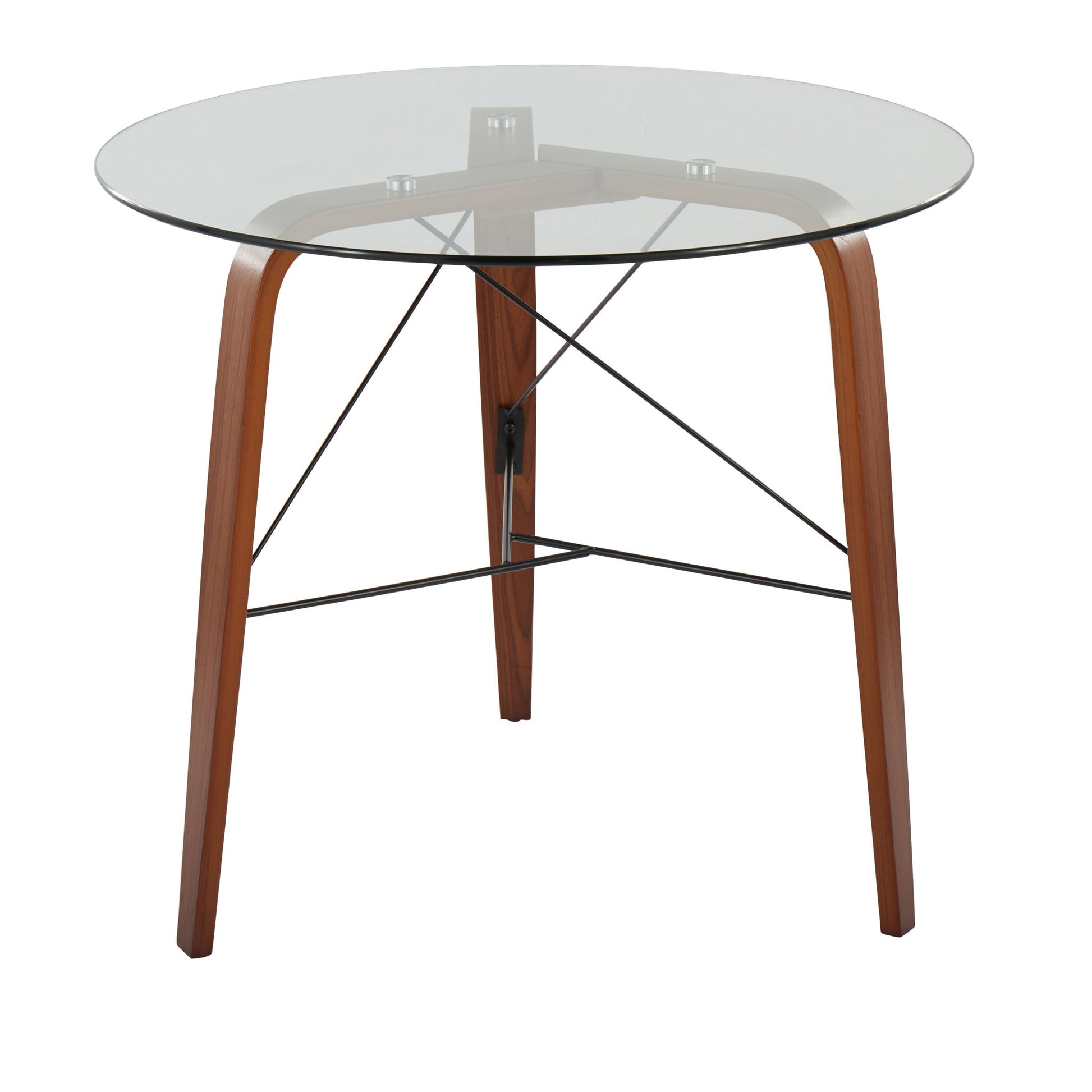 Trilogy - Contemporary Round Dinette Table Lumi Source