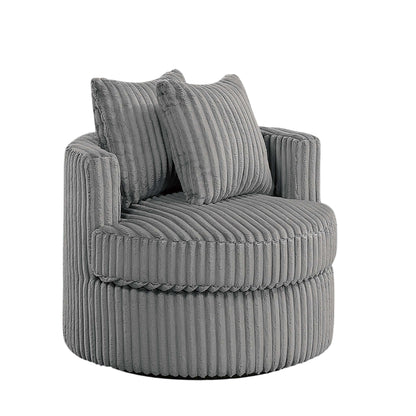 Swivel Upholstered Accent Chair For Living Room Home Essentials