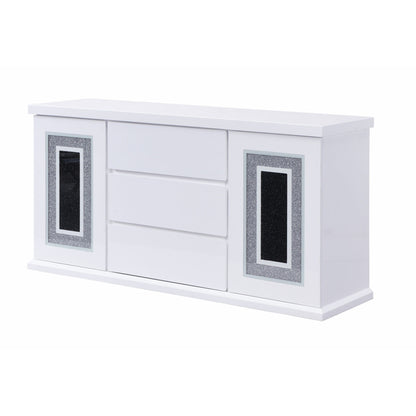Ariya - Buffet With Clear Glass Inlay Global Furniture USA