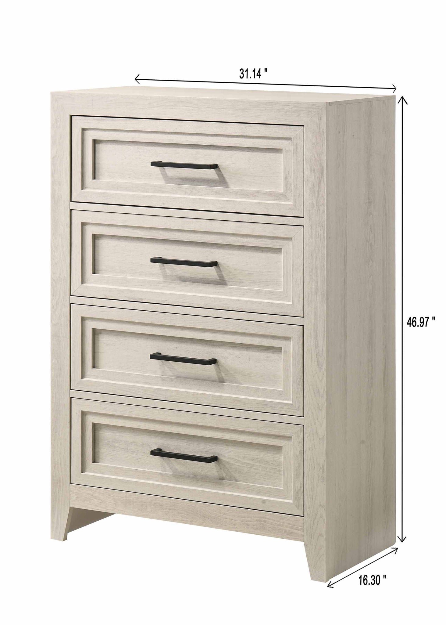Lorraine - Chest - Antique White Crown Mark