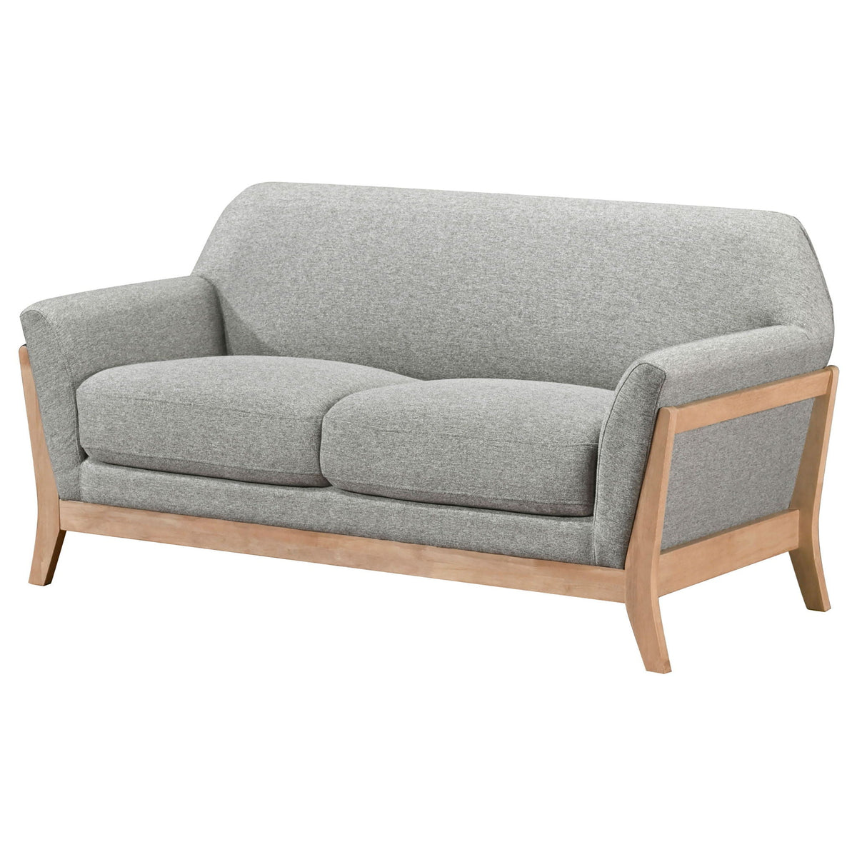 Caspian - Loveseat - Gray Furniture Max
