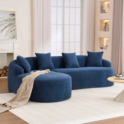 Combined Sofa With 4 Pillows Home Essentials