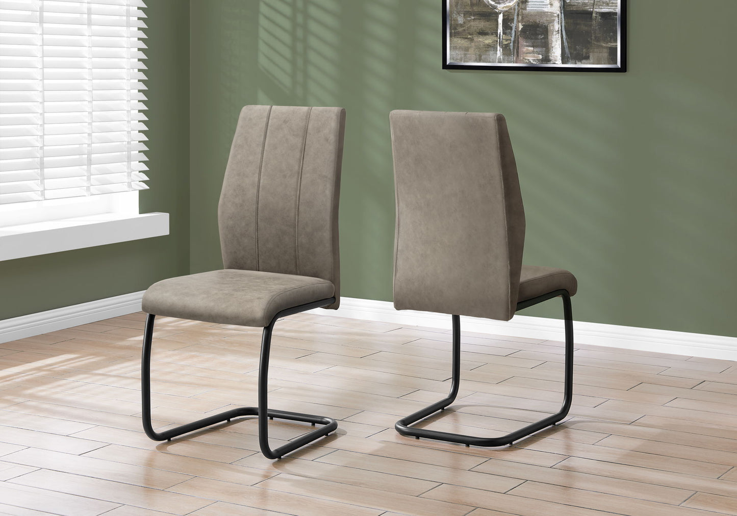 Dining Chair, Side, Upholstered For Dining Room, Contemporary & Modern (Set of 2) 8th Street
