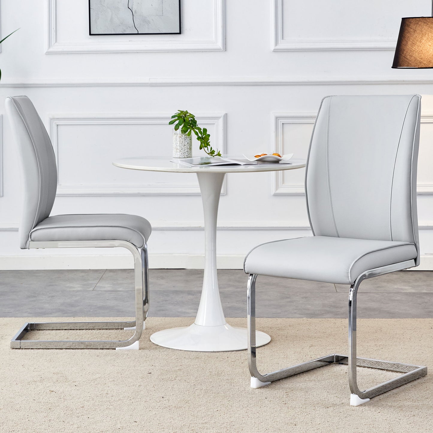 Luxury Simple Arch Chair, High Resilience With Metal Legs Home Essentials