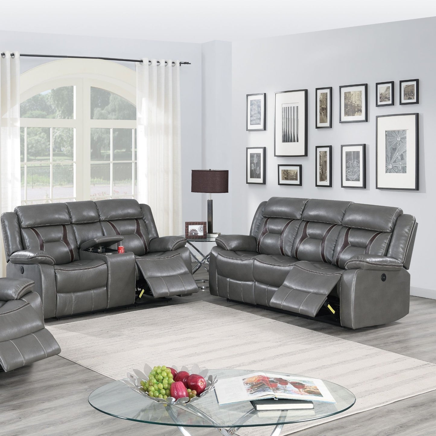 Living Room Set With Pillow Armrest And Tufted Backrest Home Essentials