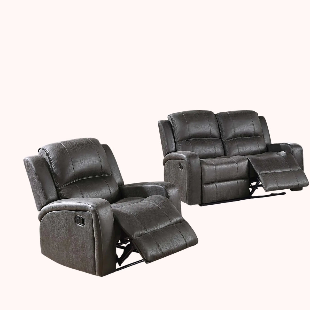 Modern Living Room Set With Square Armrest, Cushion Backrest Home Essentials