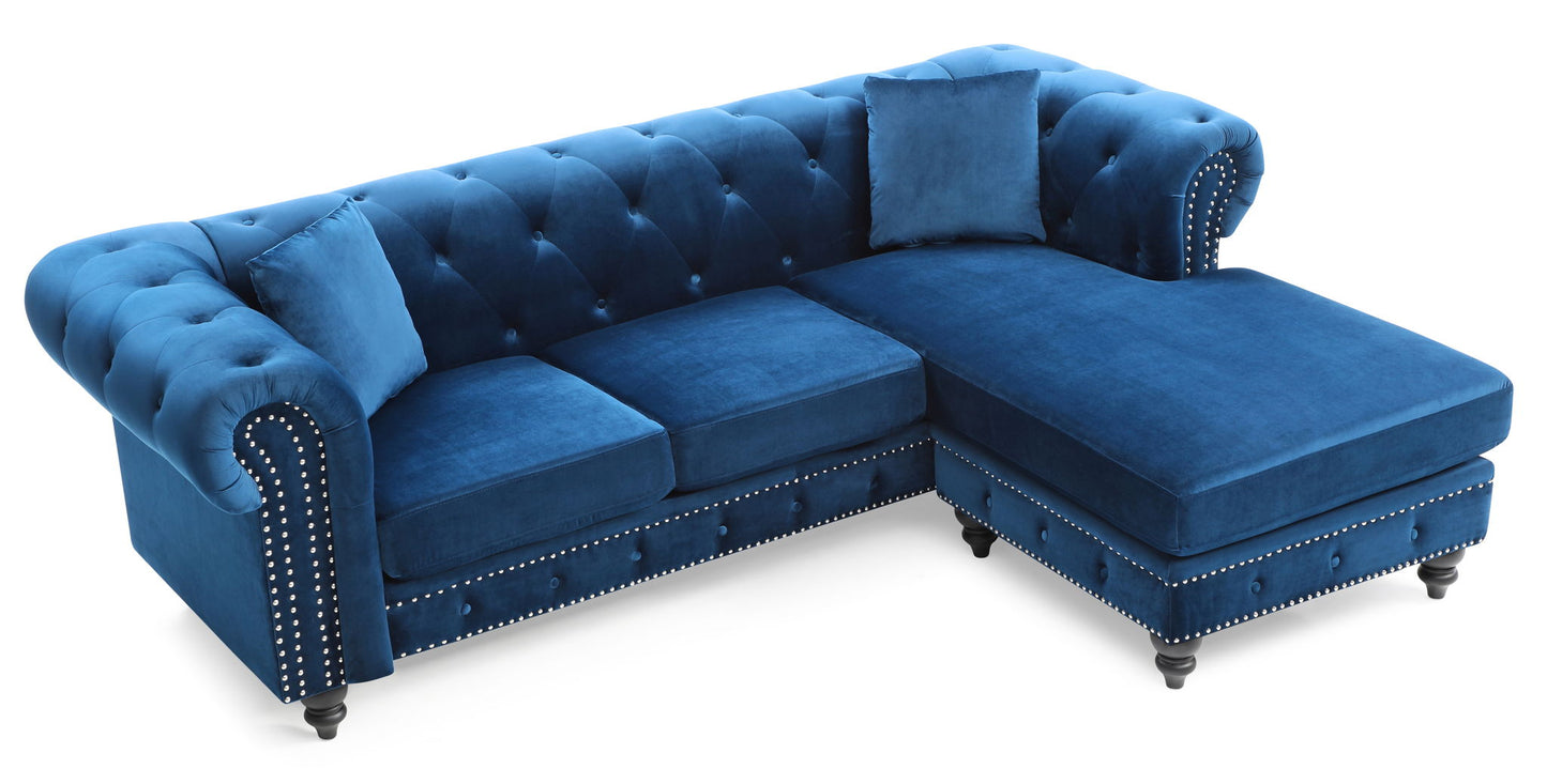 Nola - Luxurious Design Sofa Chaise Glory Furniture